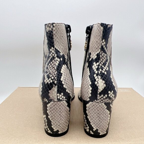 Stuart Weitzman Kiandra PRY-Printed Python Snakeskin Heeled Boots US 5.5 EU 36 - Picture 7 of 12